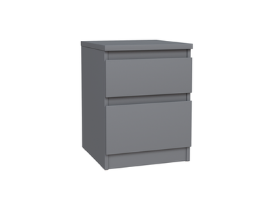 Тумба Кастор 2 ящика (серая)