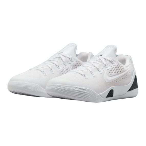 NIKE Kobe 9 Детские баскетбольные кроссовки Низкие Белые Унисекс