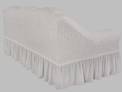 Чехол Стандарт на 3-х местный диван, цвет Слоновая кость