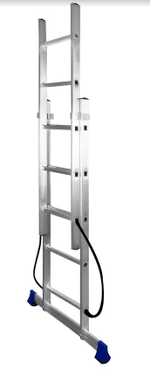 Лестница алюмин.  2секц*  5ступеней (1,46м-2,05м) / Smarty