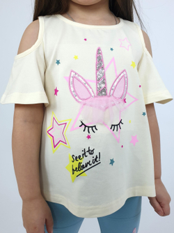 02-124-7 Комплект для девочки (джемпер+ лосины)