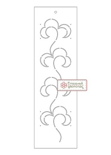Шаблон для стежки "Облака" (арт. T28)