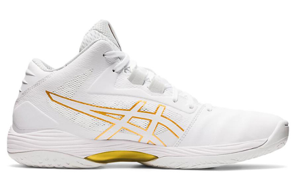 Asics Gel-Hoop V13 Asics fashion and comfortable fabric synthetic leather non-slip wear-resistant breathable mid-top actual combat basketball shoes for men and women the same platinum