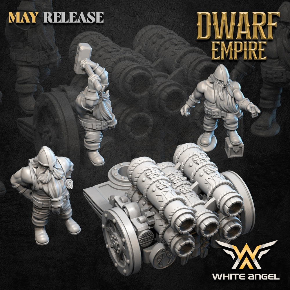 MULTIPYRO ORGAN CANNON - DWARF EMPIRE (MAY 2024 RELEASE)