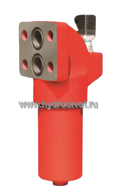 WKDFAFEBN/HC60QE10B1.X - Напорный фильтр гидравлический одинарный модели DF AFE тонкость фильтрации 10 мкм, типоразмер 60, вид присоединения: фланец Расстояние между крепежными отверстиями: 72х55, материал корпуса - чугун, рабочее давление до 315 бар, визуальный индикатор загрязнения