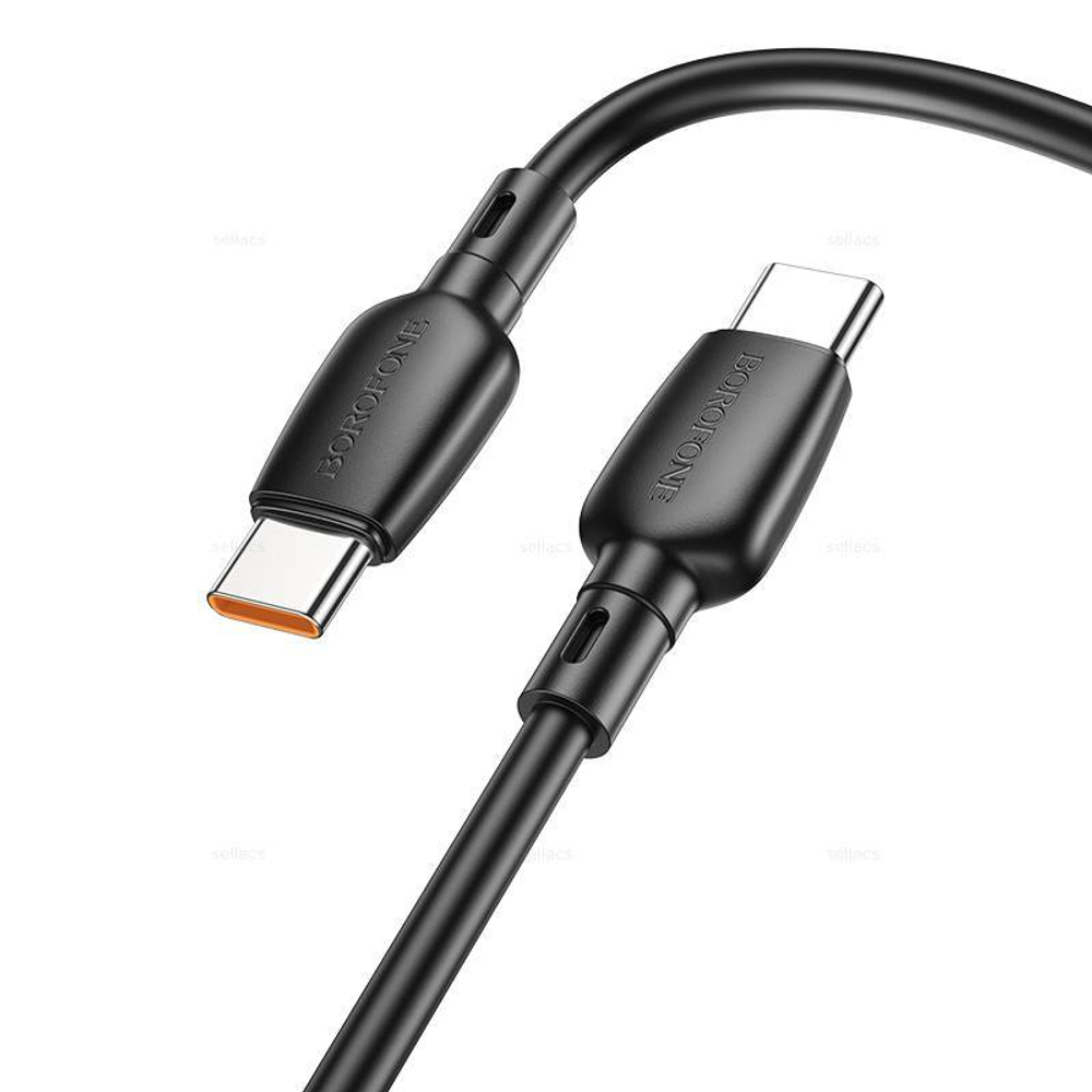 Кабель TypeC - TypeC BOROFONE BX93 60W (черный) 1м