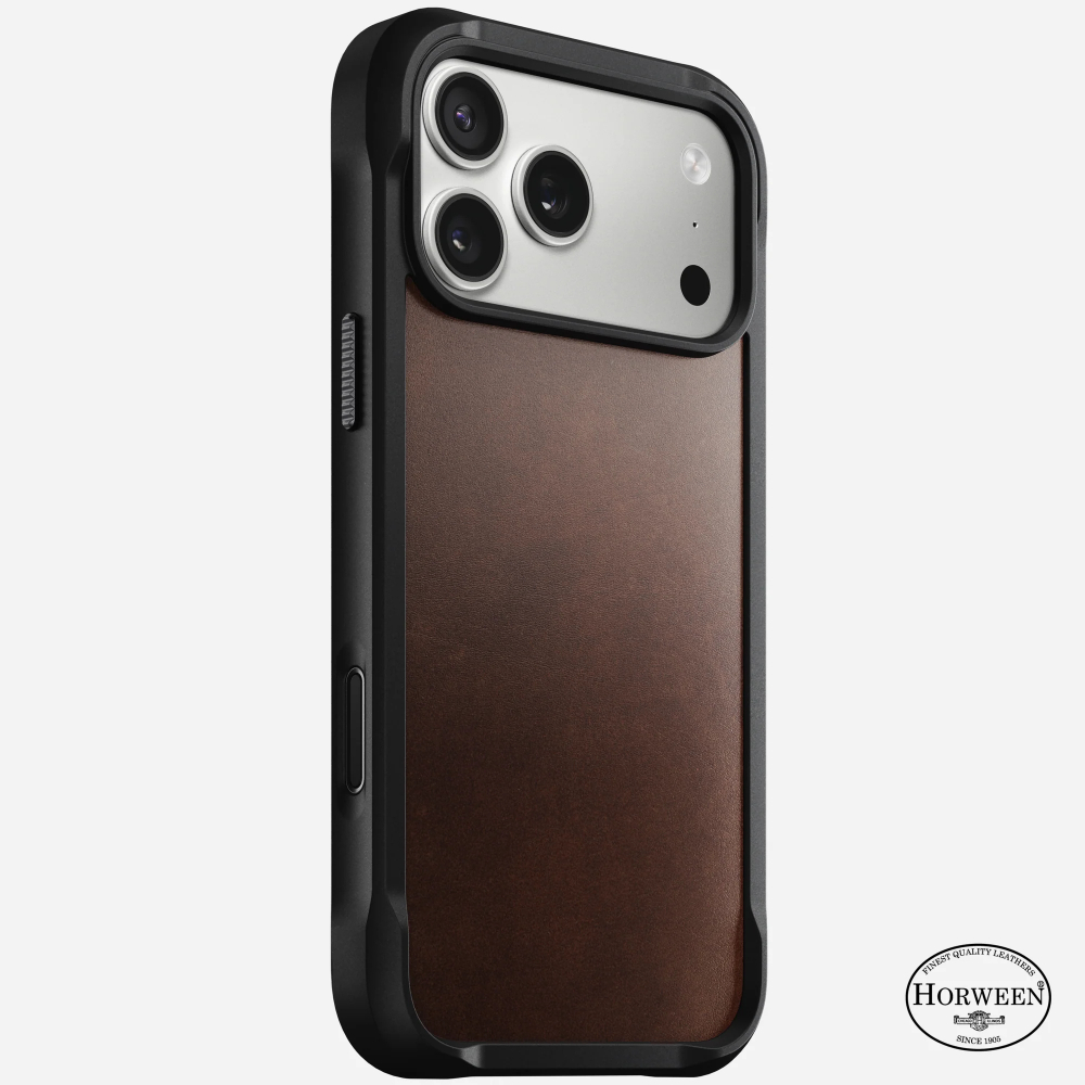 Чехол Nomad Rugged Case horween для iPhone 17 Pro Max коричневый