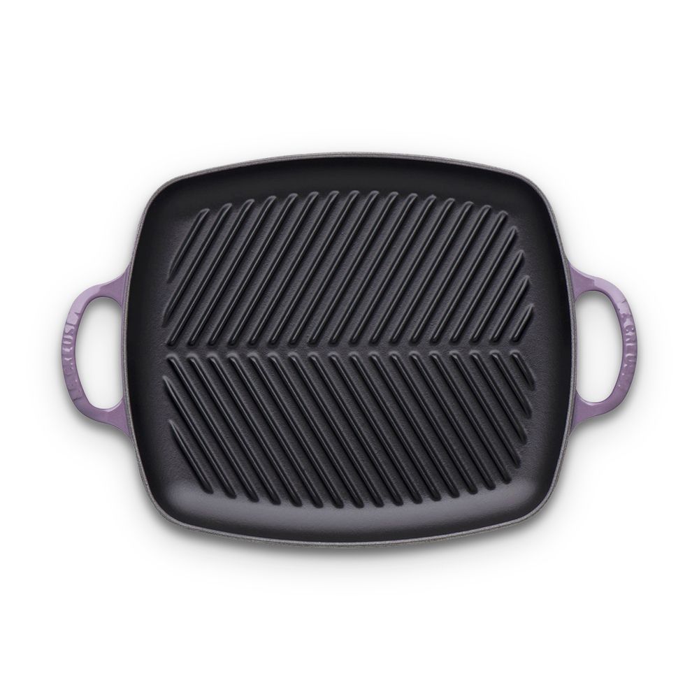 Чугунная сковорода-гриль Le Creuset, 30x27 см, Фиолетовая - 2