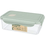 Контейнер для продуктов с клапаном 1,1л «ECO STYLE» зеленый флэк