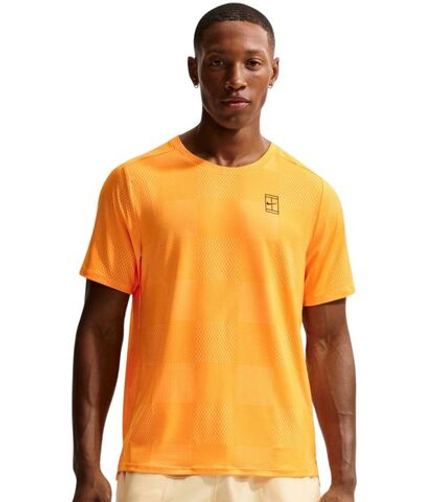 Теннисная футболка Nike Court Advantage Dri-Fit - laser orange/black