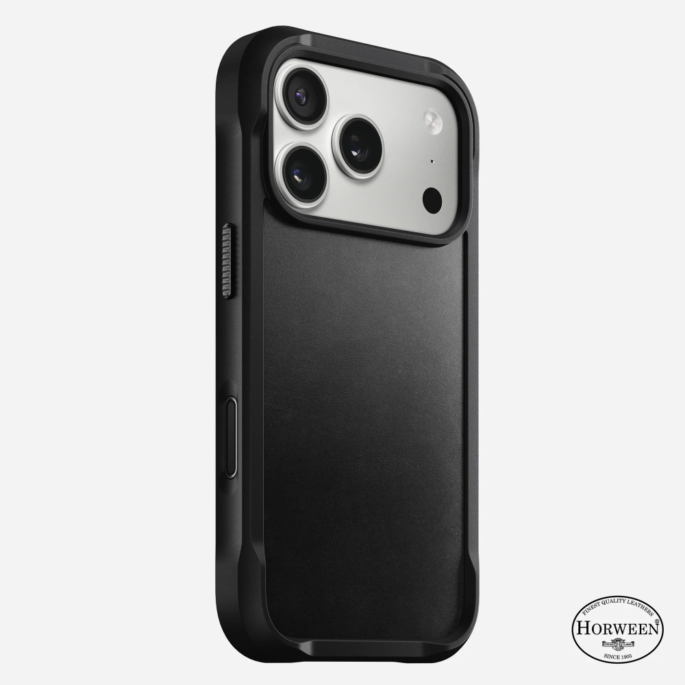 Чехол Nomad Rugged Case horween для iPhone 17 Pro черный