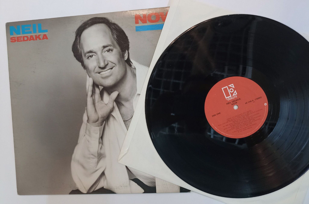 Винтажная виниловая пластинка LP Neil Sedaka Now (USA 1981)