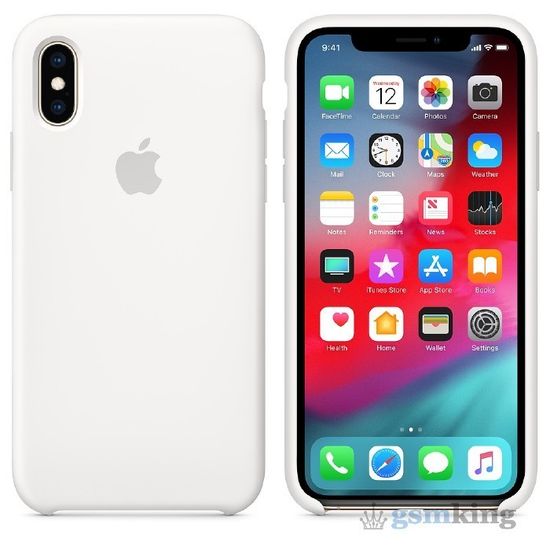 Silicone Case iPhone X/XS White (Белый)
