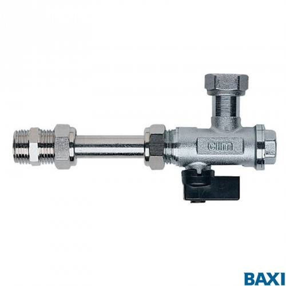 Запорный кран с фильтром на обратке системы отопления, KHG71402191-