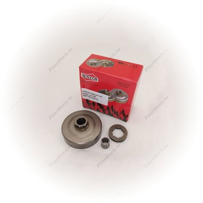 Корзина сцепления б/п Husqvarna 236/240 (3/8"-7, 64/14-мм, с/в, подшипник) [Winzor]
