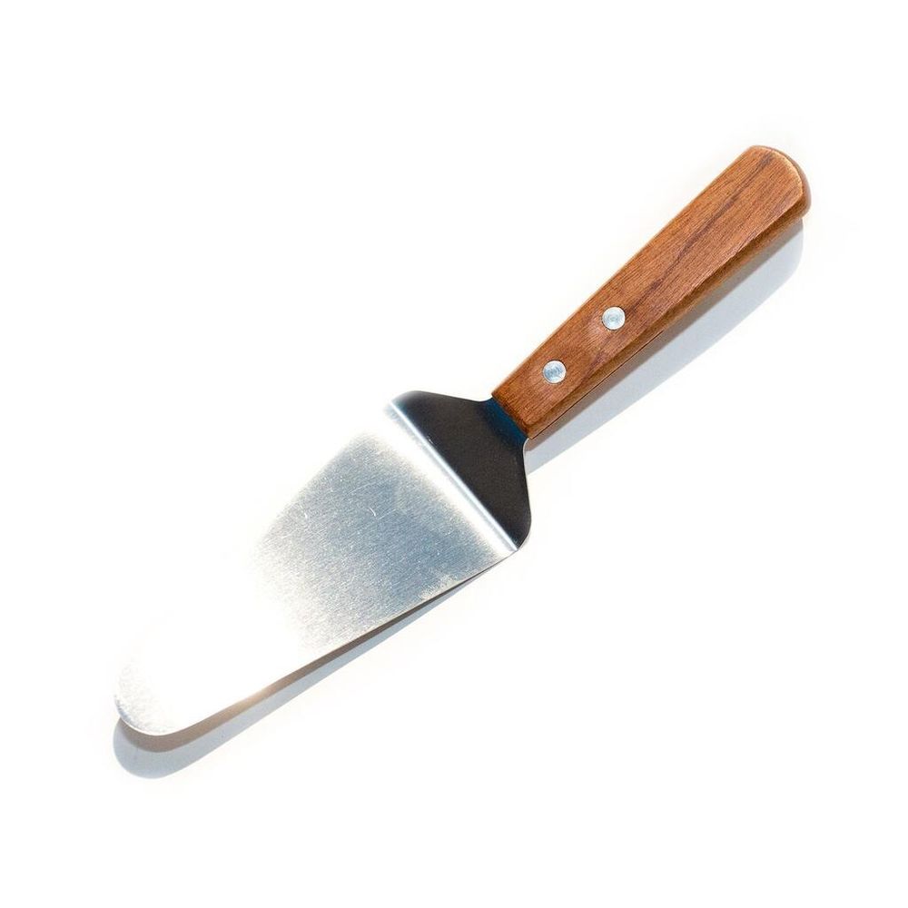 Лопатка для торта/пиццы 12*6 см нерж. l 25,5 см с дерев. ручкой P.L. Proff Cuisine