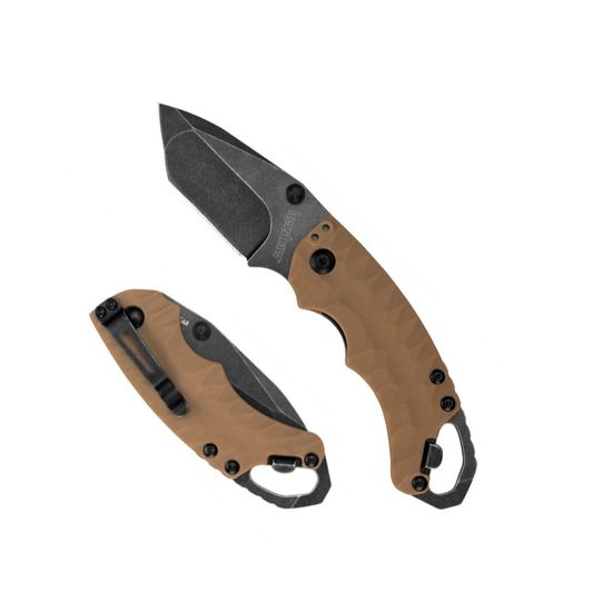 Складной нож KERSHAW Shuffle II TAN 8750TTANBW c клинком из стали 8Cr13MoV, рукоять GRN