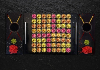 Запеченный сет "Буржуй"(64шт)