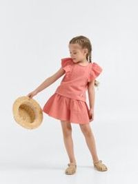 Шорты муслиновые "Клубничный смузи"