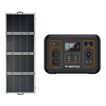 Портативная электростанция Wattico 2200 PRO, с солнечной панелью 400 Вт