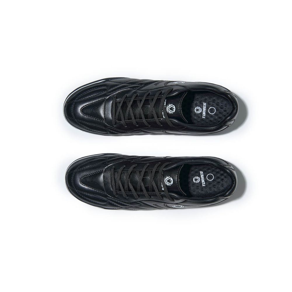 Бутсы футбольные (многошиповки) подростковые TORRES TURF, TS245241120-35, р.35, черный