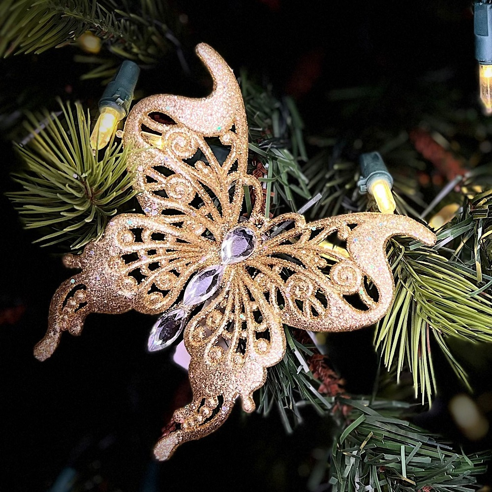 Бабочка, украшение на ёлку