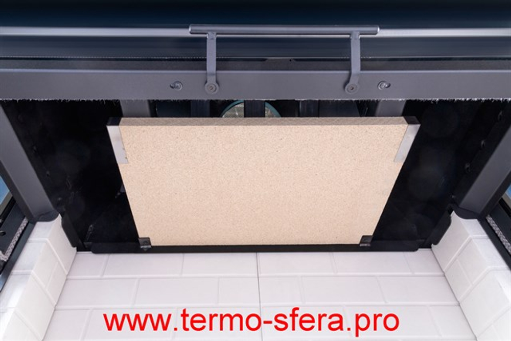 Каминная топка Экокамин ДЕЛЬТА 1200 три стекла принтинг