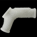 Насадка на пенис с вибрацией с рукавом для мошонки Drip Knights Ring  (13,3*2,8)