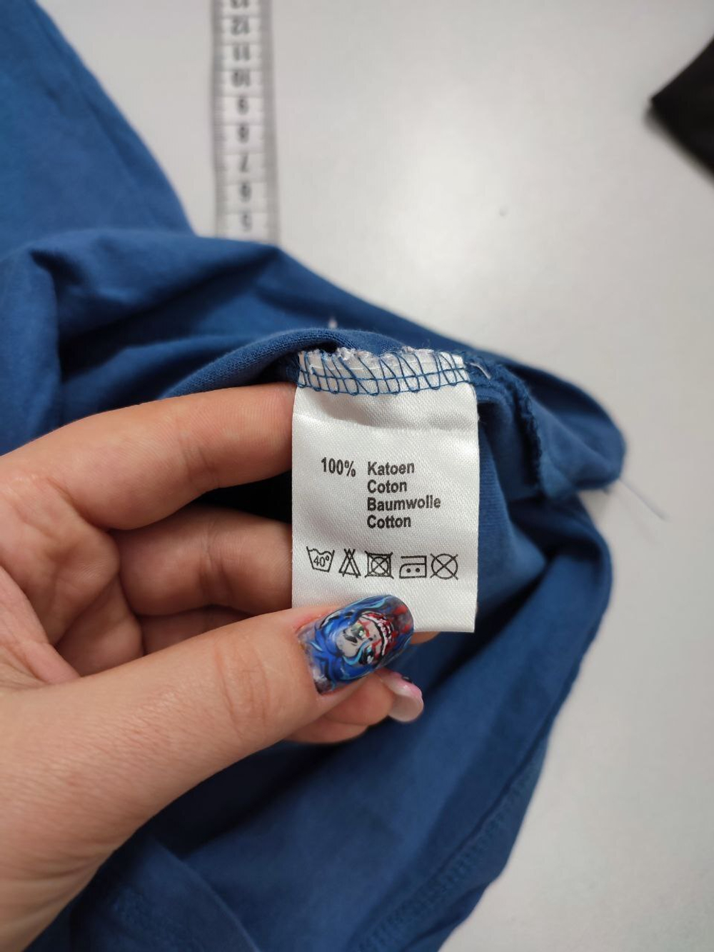 Футболка трикотажная с принтом 40 размер