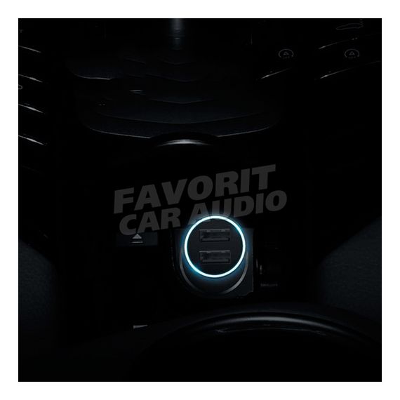 АЗУ 2USB Baseus CCALL-DZ01 2400mA алюминий чёрный