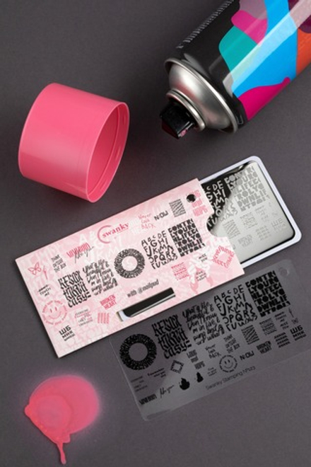 Пластина Swanky Stamping 123