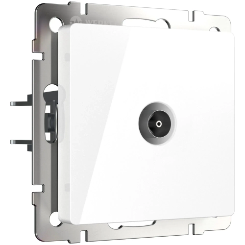 ТВ-розетка проходная (белый) W1184001