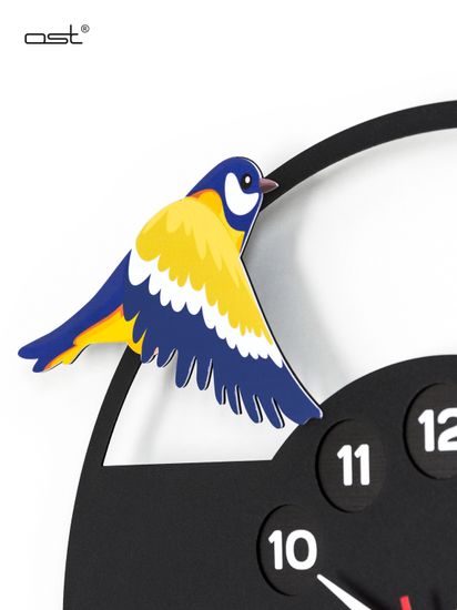 Часы настенные с птицами "Titmouse" B 42