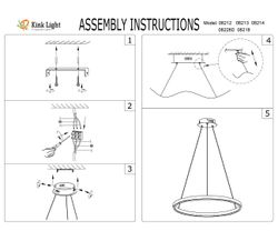 Kink Light 08213,19A(3000K) Подвес Тор черный d60