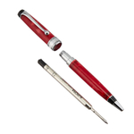 Шариковая ручка Aurora Optima Auroloide Red CT стержень: M, цвет чернил: blue, в подарочной коробке