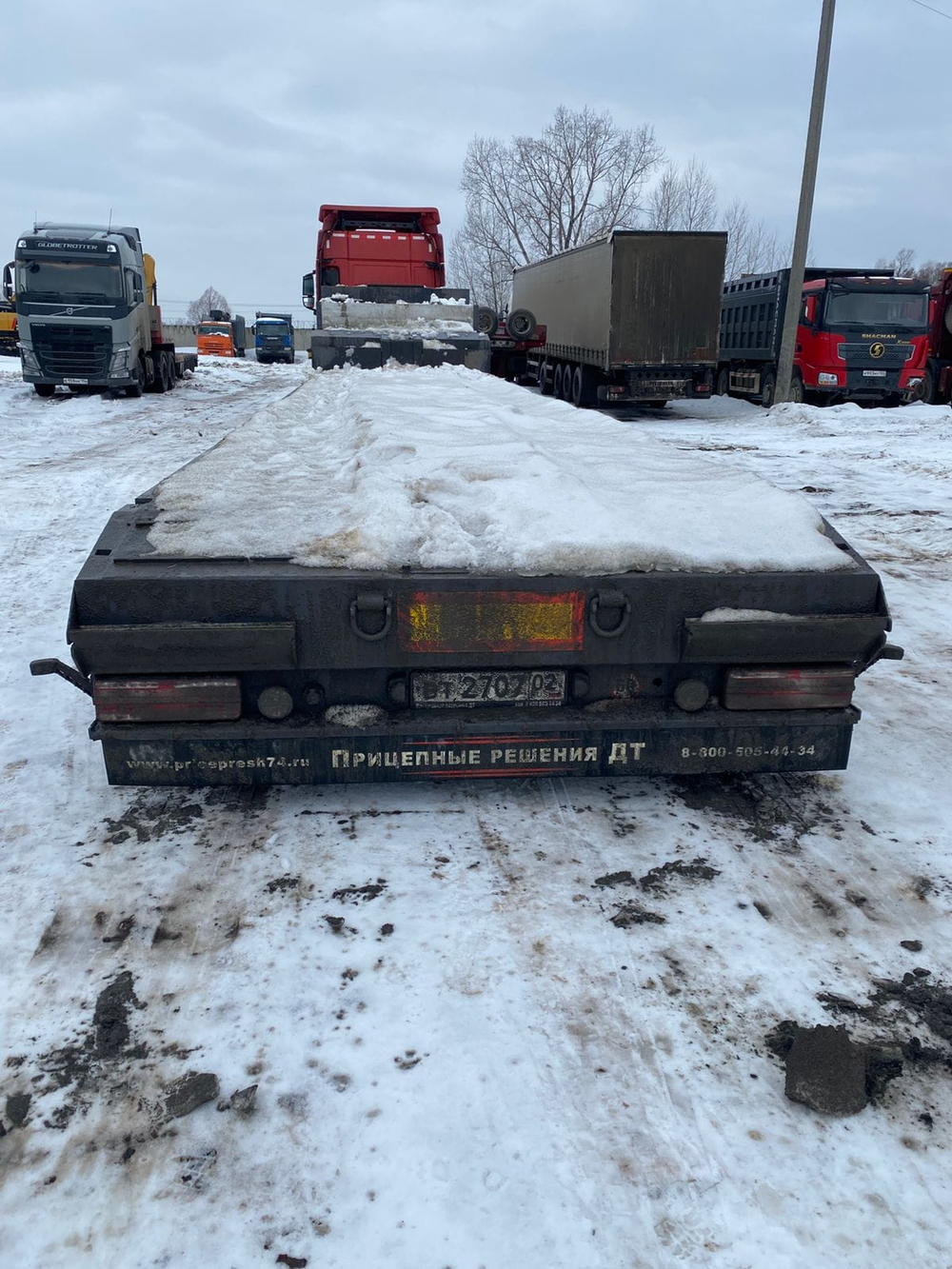 ДЕЛО Техники 9834* Полуприцеп тяжеловоз 4 оси 9834-0000050-05 (Раздвижной)