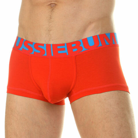 Мужские трусы боксеры красные Aussiebum