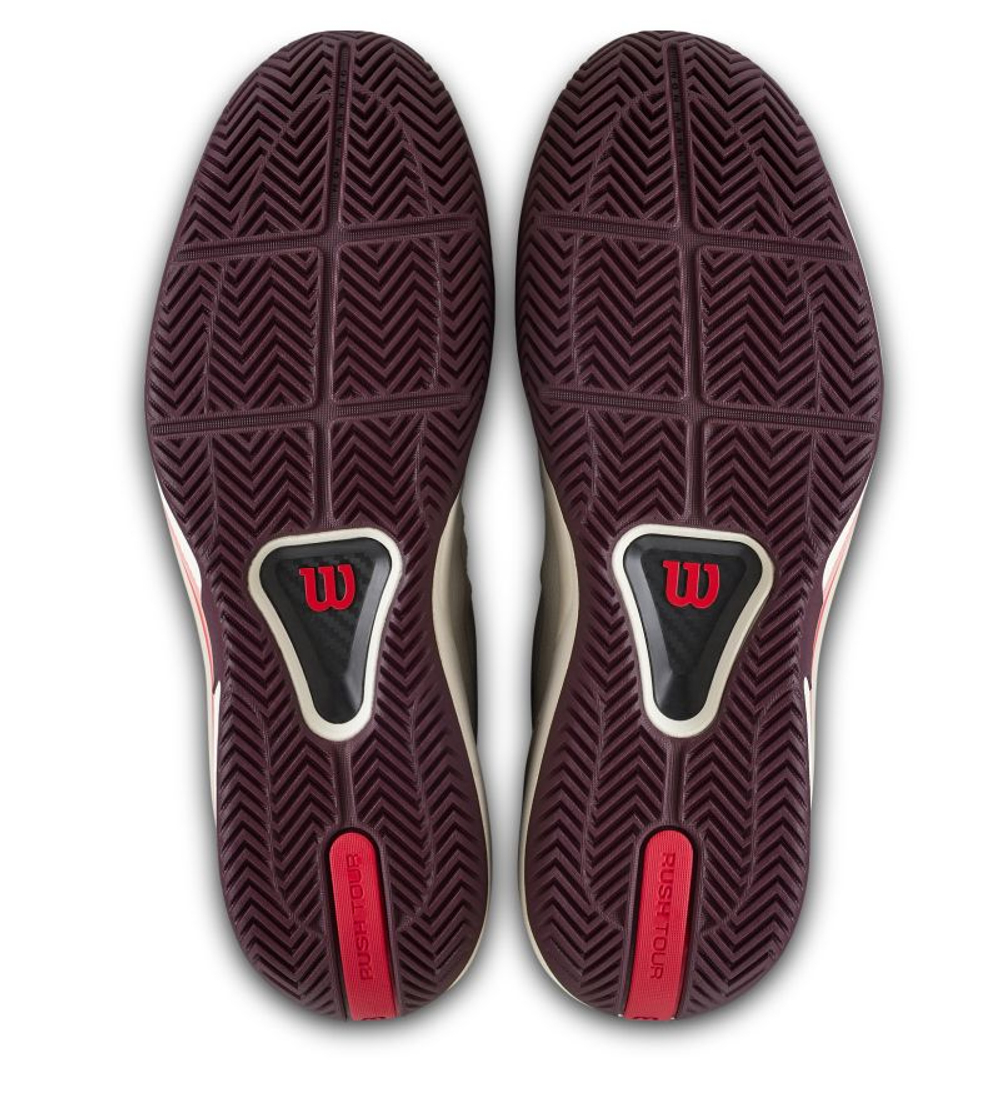 Теннисные кроссовки Wilson Rush Tour 5 - white/port royal/vanilla ice