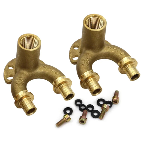 Уголок VIEIR проточный настенный для труб из сшитого полиэтилена ZL16X2,0-Rp1/2" VER-PRO VRP1620L