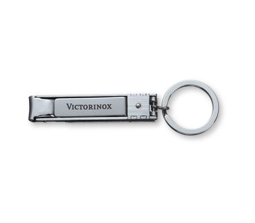 Книпсер VICTORINOX, с пилкой для ногтей и кольцом для ключей, металлический, в чехле из искусственной кожи