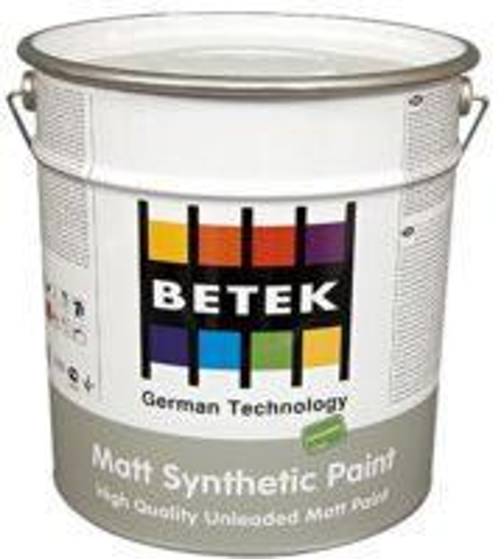 КРАСКА BETEK SYNTHETIC PAINT MATT АЛКИДНАЯ МАТОВАЯ 2,5Л
