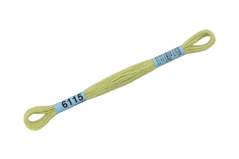 Мулине  "Gamma", 100% хлопок, 8 м,  №6115