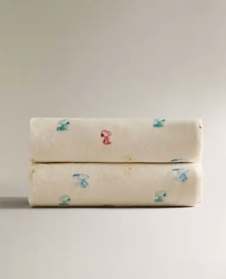 ZARA HOME ДЕТСКИЙ ФЛИСОВЫЙ ПЛЕД "CHILDREN'S PEANUTS™", РАЗНОЦВЕТНЫЙ