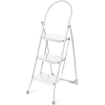 Стремянка с широкими ступенями СМШ3 (СМШ3/Б белый)