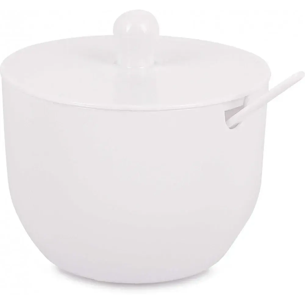 Сахарница Джелли 0,39л (с ложкой)(белый)