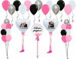 Воздушный шар Black Pink Premium