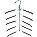 Вешалка многофунциональная «ИДЕЯДОМА», цвет металл, 5 отд, 48*40,5см (Лейбл Селфи)