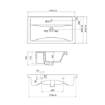 Умывальник мебельный IDDIS Optima Home, 80 см, 407, 4078000i28