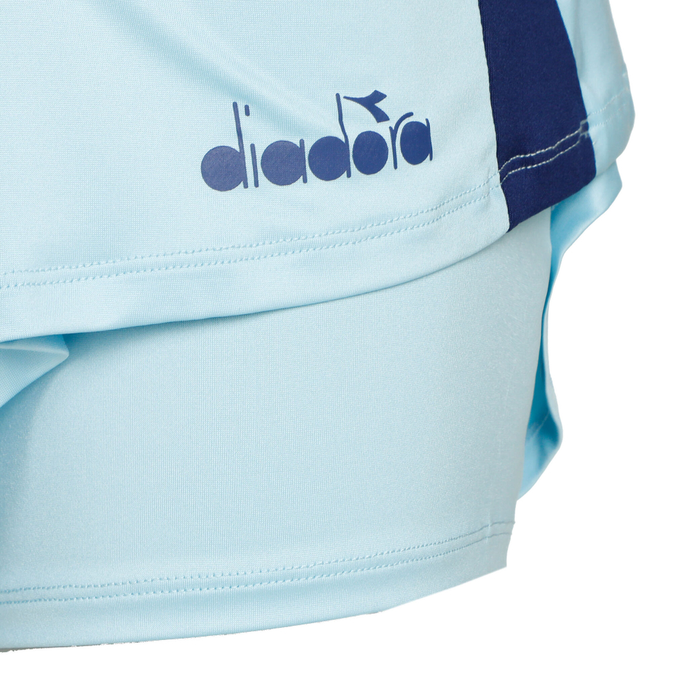 Женская теннисная юбка Diadora Core Skirt Women - Light Blue, Multicoloured