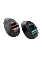 Комплект огней ходовых "капля" (зелёный/красный)